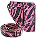 Barber Scissors Holster / Hairdressing Tools Bag / Scissors Pouch. Pink Zebra Pattern
