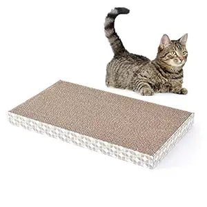 ROYALE CAT Durable Recyclable Large Wide Scratching Pad Cardboard with Catnip