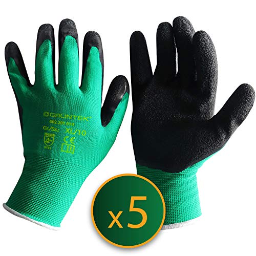 Gants De Jardinage En Cuir Et Toile – Réutilisables, Confortables Pour Le Travail Ou La Conduite