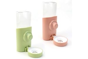 VAIAV Automatischer Trinkflasche Kaninchen 2 Stück 600ml Hasen Trinkflasche Hängend Haustier Wasserspender für Meerschweinchen Chinchillas Igel Frettchen Hamster Zubehör