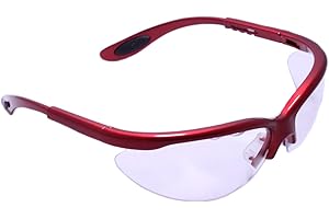 PYTHON RACQUETBALL Python Xtreme View Protective Racquetball Eyeguard (Eyewear) (Red)