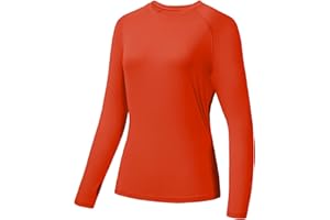 Bassdash T-Shirt de Protection Solaire UV UPF 50+ pour Femme à Manches Longues pour la pêche, la randonnée, la Performance