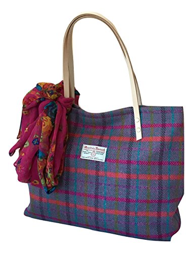 harris tweed heather bag