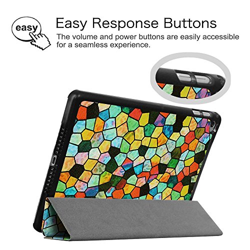 Fintie iPad Air 2 Hülle – Ultradünn Superleicht Smart Cover Schutzhülle Tasche Case mit Ständer und Auto Sleep / Wake Funktion für Apple iPad Air 2 (iPad 6 6th Generation), Mosaic - 6