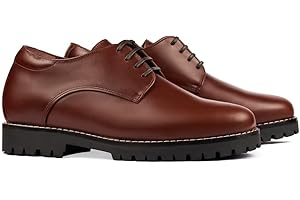 MASALTOS Scarpe con Rialzo per Uomo Che Aumentano l’Altezza Fino a 7 cm. Fabbricate in Pelle. Modello Tormo