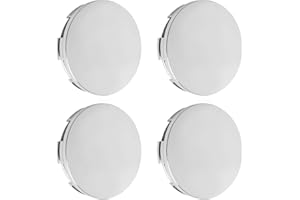 IUHRIE 4 Stück Radnabenkappen,Felgenkappen,Nabendeckel OD 60mm ID 56mm,Nabendeckel,Universal ABS Silber Nabenkappen,Felgendeckel,Radkappen,Radnabendeckel,Auto Zubehör für Radnaben Caps,radnabenabdeckung