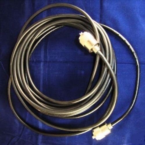15 Meter RG58 Coax with Soldered on PL259 Plugs. 15 meters = 49 feet