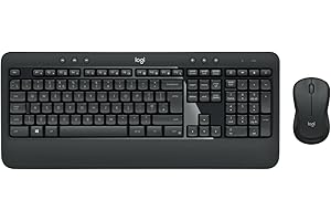Logitech MK540 Advanced Bezprzewodowy Zestaw Klawiatura i Mysz dla systemu Windows, QWERTZ układ niemiecki - Czarny