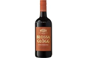 Blossa Starkvinsglögg 0.75L (15% Vol.) | Nordischer Roter Glühwein | Schwedischer Glögg mit Aromen von Rosinen, Kardamom und Trockenfrüchten | Traditionelles Wintergetränk