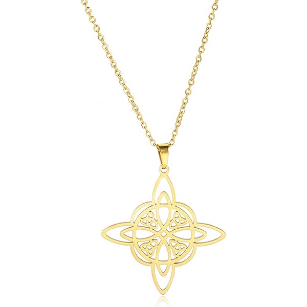 Drievoudige maangodin pentagram halve maan hanger oorbellen amulet Wicca sieraden roestvrijstalen sieraden cadeau meisje vrouw (Zilver Drievoudige maangodin pentagram halve maan hanger oorbellen amulet Wicca sieraden roestvrijstalen sieraden cadeau meisje vrouw (Zilver