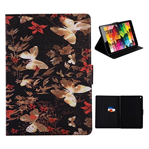 iPad Mini 3 Tasche Leder, iPad Mini 2 Hülle, iPad Mini Flip Bumper Hülle, Moon mood® Automatischen Schlaf / Wake Ledertasche für Apple iPad Mini 1/2/3 7.9 Zoll, PU Leder Cover Folio Handyhülle Gemalt Muster Premium Bumper Handytasche Backcover Tasche Stand Etui im BookStyle Case mit Brieftasche Standfunktion Halter Kreditkarte Slots und Magnetverschluss Cover mit Weich TPU Innere Auto Wakeup / Untätigkeit -Funktion Fall Etui Tasche für iPad Mini 1/2/3 (nicht für iPad Mini 4)
