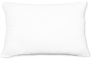 Haus und Deko Relleno de cojín de poliéster, 50 x 80 cm, color blanco, cojín interior para cojín decorativo, cojín de sofá, cojín interior lavable