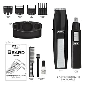 Wahl Cordless Beard Trimmer w/Ear/Nose/Brow Trimmer - Image 5