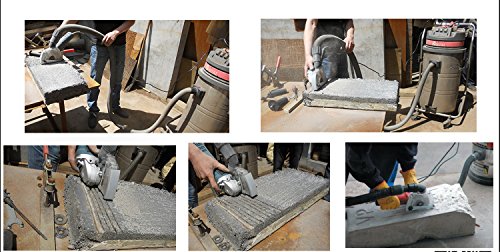 Herzo Expert 115mm / 125mm Winkelschleifer Absaughaube mit Führungsschlit und Trennscheiben. - 7