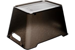 keeeper Aufbewahrungsbox, Strukturierte Oberfläche, 20 l, Lotta, Grau (Crystal Grey)