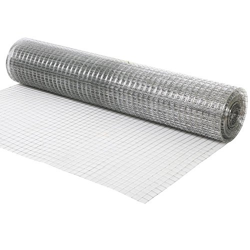 Preisvergleich Produktbild Yahee Volierenzaun Maschendrahtzaun Volierendraht feuerverzinkter Draht Drahtrolle 25m