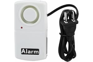GARSENT Alarma de Apagado automático Inteligente 120db CA 220 V Falla de Corte de energía Alarma de interrupción Advertencia Sirena Alimentación por batería de 9 V (NO incluida)
