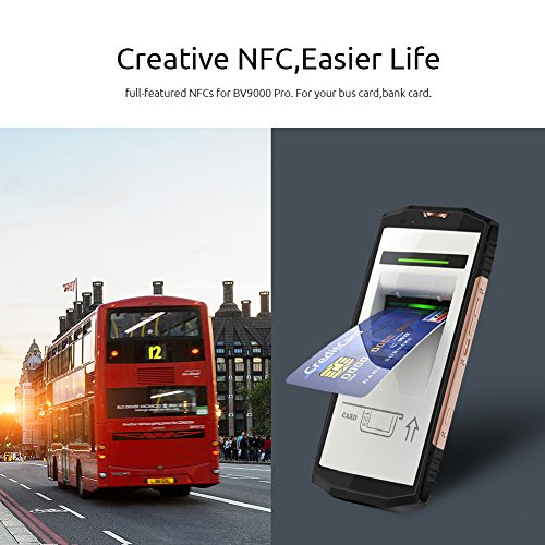 Rugged Phone, Blackview BV9000 (2018) 18: 9 HD + 5.7â€™â€™ Schermo da 4 GB RAM e 64 GB ROM 4G Smartphone, 13MP + 5MP Dual Rear Telecamere Cellulari, 4180mAh Big Battery con 12V 2A Fast Charge Android 7.1 Face ID-Oro