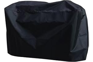 Rhinenet Mobility Scooter Cover Waterproof Heavy Duty Storage Rain Cover 210D Oxford Fabric Protective Cover Outdoor Cover with Elastic Band for Disability Scooter Protects from Rain Dust Sun (Black)