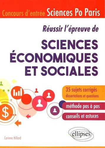 Télécharger Réussir l'Épreuve de Sciences Économiques et Sociales Concours Entrée Sciences Po Paris 35 Sujet PDF