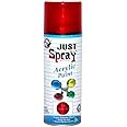 Just Spray Candy Red Multipurpose Spray Paint | DIY, Quick Drying with Gloss finish for Metal, Wood, and Walls - 400ML