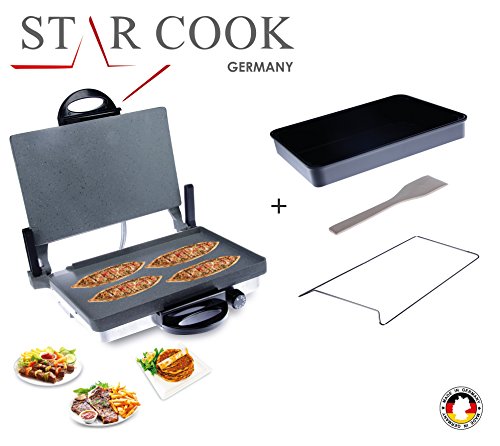 JOLTA ® / Schaefer XXL TANDUR Multikontaktgrill mit Granitbeschichtung -Ideal für Diäten und Lahmacun - 2