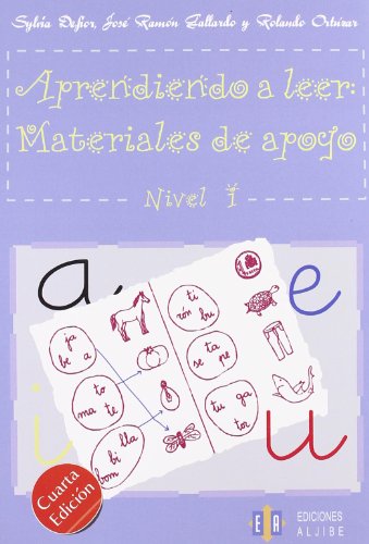 Aprendiendo A Leer Materiales De Apoyo Nivel I: 1 (Cuadernos De Refuerzo Y Apoyo) (CUADERNOS REFUERZO A
