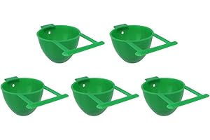 balacoo 10 Stücke Vogel Wasserspender Vogeltränke Wellensittich Futterspender Wassernapf Käfig Wassertränke für Papagei Sittich Vogelkäfig Zubehör