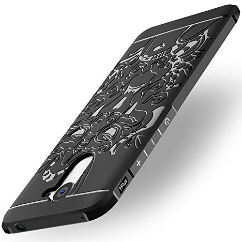 Huawei Y7 Funda SMTR Cubierta Delgado material de silicona Funda Protective Case Cover Dise o durable M xima protecci n contra golpes 1 film Protector de pantalla para Huawei Y7 - Negro Dragon reviews Huawei Y7 Funda SMTR Cubierta Delgado material de silicona Funda Protective Case Cover Dise o durable M xima protecci n contra golpes 1 film Protector de pantalla para Huawei Y7 - Negro Dragon