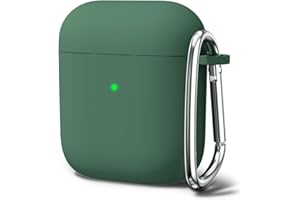 Oakxco Etui na Airpods silikonowe, urocze, dziewczęce, twarde etui na Airpods 1. 2. generacji, z brelokiem, kolorowe, gumowe, miękkie, tworzywo TPU, modne, estetyczne etui na Airpods dla kobiet