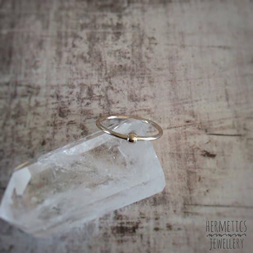 Silver Spinner Ring - Bead Ring - Anxiety Ring - Orbit Ring - Fidget Ring - Sterling Silver