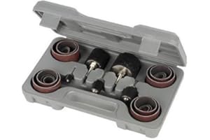 Silverline - Coffret de 25 pcs cylindre de ponçage D. 13, 19, 25, 38 et 50 mm + abrasifs Grain 80-726040 - Silverline