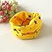 Koly Autumn Winter Baby Girl Boy Collar Scarf Cotton O Ring Neckerchief Scarves (Yellow)