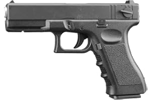 2EAGLE Airsoft-Pistole-G017 Golden Hawk-Modell mit Feder (Feder) -Farbe: Schwarz-Material: hochbeständiger ABS-Kunststoff -Leistung 0,3 Joule