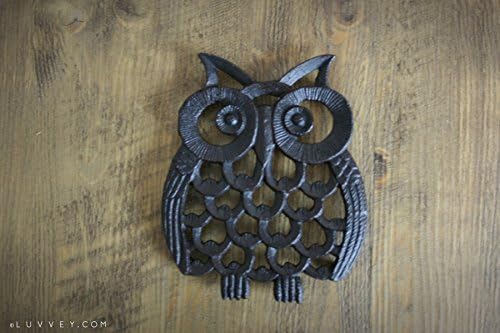 Cast Iron Owl Shaped Worktop Trivet