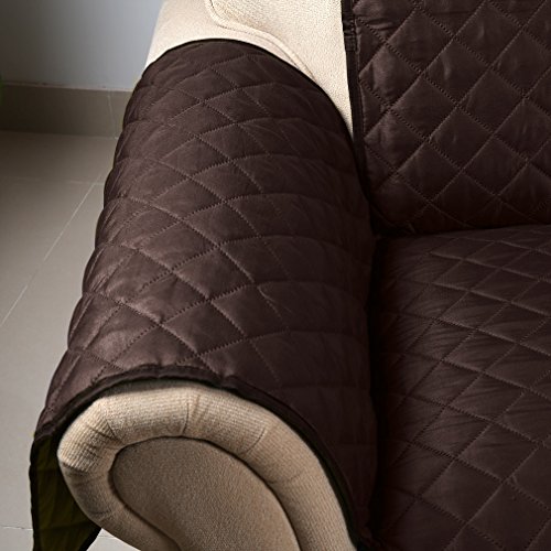 Wasserdicht Sofabezug Doppelseitig 2 sitzer Sofa Matte für Hunde/ Katzen 167cm*112cm (milchig / beige) - 7