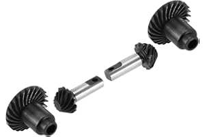 INJORA 24T/12T Alloy Steel Helical Gear Set for 1/18 TRX4M Front Rear Axles,2pcs