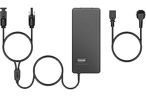 ZENDURE SUPERCHARGED Zendure Chargeur AC vers MC4, 54 V/3 A, 162 W, pour charger la batterie SolarFlow, convient pour une utilisation en hiver et en saison des pluies