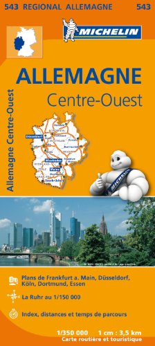 Download Carte Allemagne Centre-Ouest Michelin