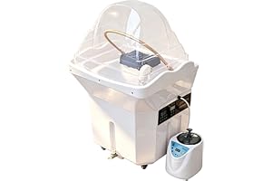 Japansk Huvud Spa Vattenfallsutrustning,FrisöRsalong Head Spa Move Sink Bowl, med 60 L VattenföRvaringstank,SchamposkåL Vattenfall Huvud Spas,BäRbar Vattencirkulationshuvud Spas Handfat