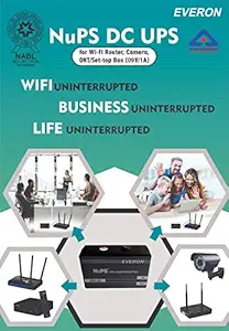 NuPS DC UPS for Wi-Fi Router; Camera; ONT/Set-top Box (09V/1A)