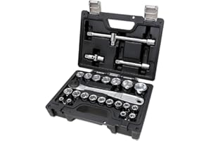 Beta BW 923E/C25 - Assortimento di 20 chiavi a bussola esagonali e 5 accessori, in cassetta di plastica