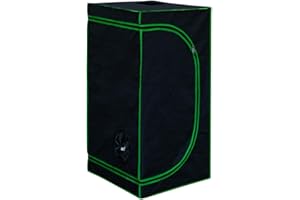 11 Tamaño Hidroponía Grow Tent Caja de Cultivo Interior Invernadero Tienda de Cultivo Gabinete de cría Kingpower, Tamaño:100 x 100 x 200 cm (06)