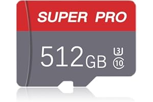 BSTXXJS 512GB Micro memory Card Class 10 with Adapter High Speed TF Card for Tablet,Camera,Drone