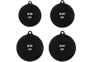 SoGood Essentials Induction Mat, Cooker Cover, Induction Hob, Induction Hob, Non-Slip, Ceramic Hob Protection, Heat Resistant Mat up to 260 °C, Set of 4