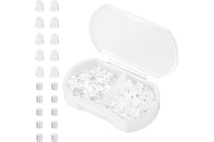 AYSATOGC 2 Stile Ohrring Verschluss Silikon Ohrring Stopper 100 Stück Ohrringe Stecker Ohrstecker Verschluss Ohrringheber und Ohrläppchenhalter Ohrringverschlüsse für Schmuckherstellung Ohrhaken Ohrringe Mache