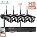 Produktbild Überwachungskamera-System, ANPVIZ 1080P NVR 4pcs 960P Wifi Outdoor Security IP Kamera Ausrüstungen, Night Vision/Motion Detection/ IP66 Waterproof, HDD Not Included