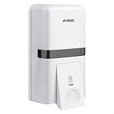 AIKE Wall Soap Dispenser Without Drilling, Suitable for Public Bathrooms | Double Installation Possibility, 800 ml Capacity,