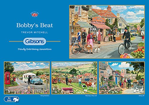 Gibsons Bobby's Beat Jigsaw Puzzles (4 x 500 Pieces)