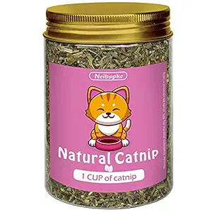 Catnip, Premium Potent Safe Cat Nip,Makes Cat Crazy(1CUP)